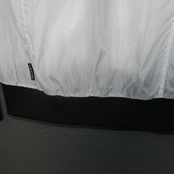 Fabletics Womens White And Black Zip Up Mesh Light Weight Atlanta Jacket Size XS - Picture 6 of 10